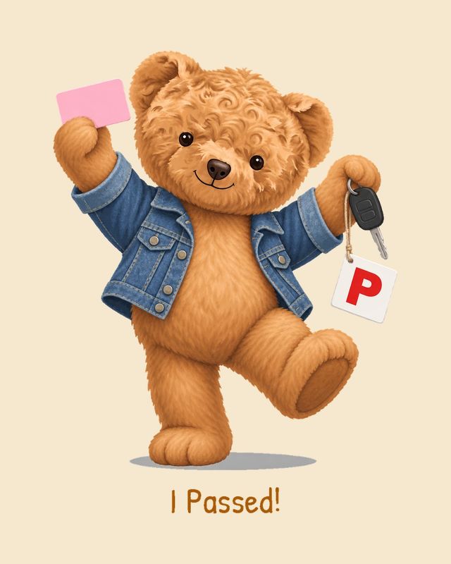 New Driver Bear — T-shirt