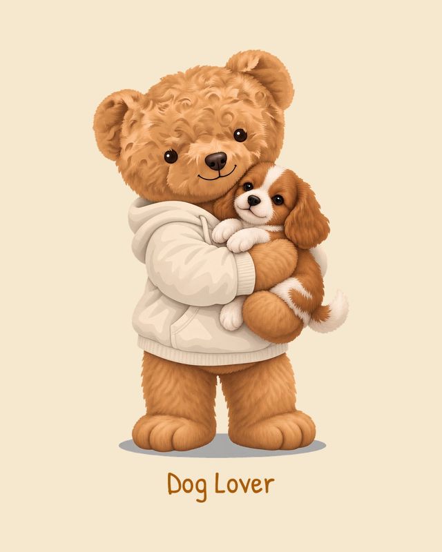 Dog Lover Bear — T-shirt