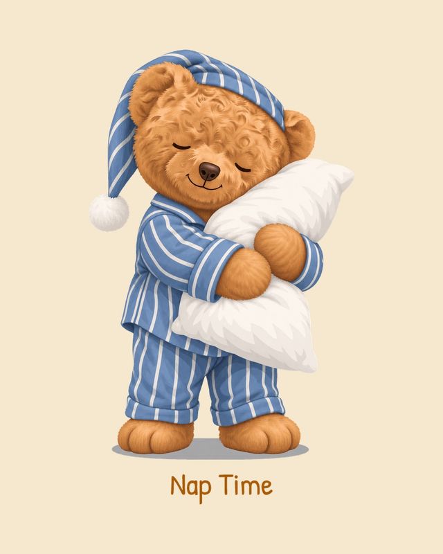 Nap Time Bear — T-shirt