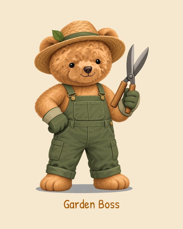 Orso Giardiniere — T-shirt