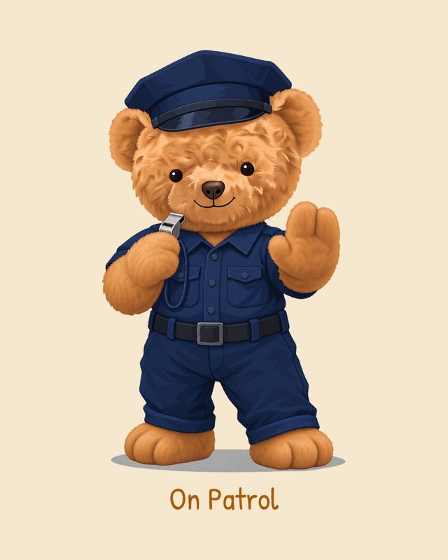 Orso Poliziotto — T-shirt