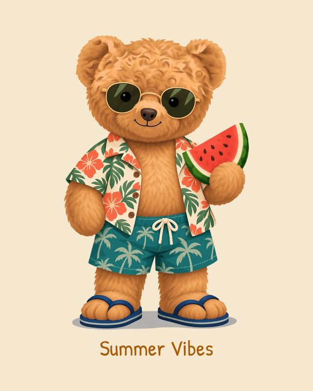 Summer Bear — T-shirt