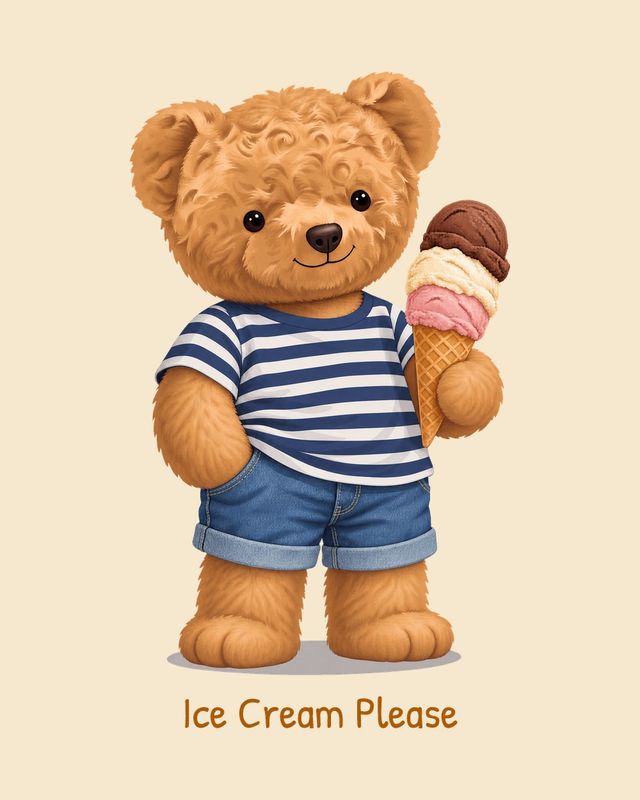 Ice Cream Bear — T-shirt