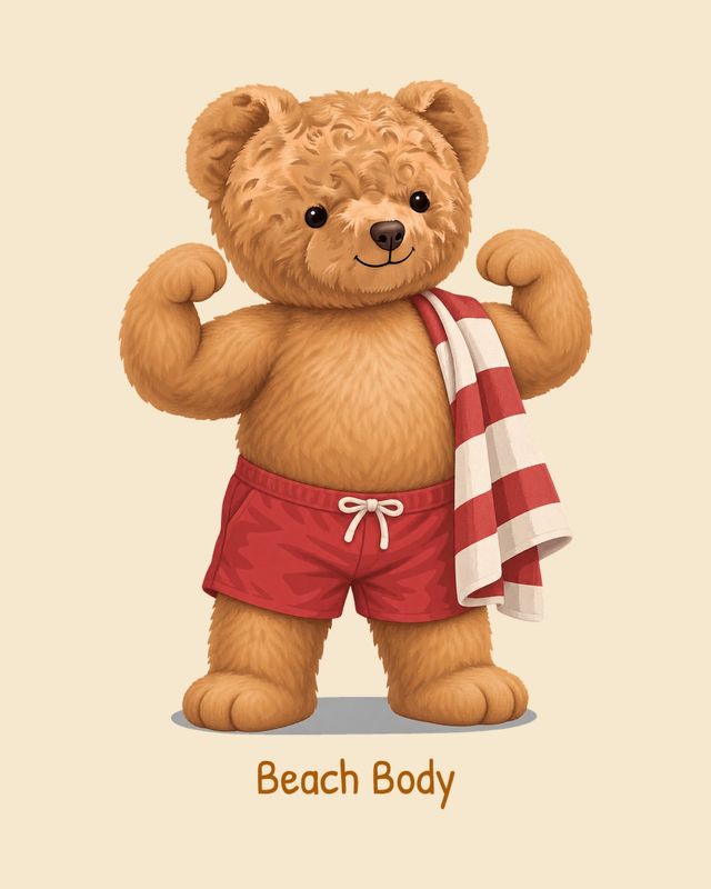 Beach Body Bear — T-shirt