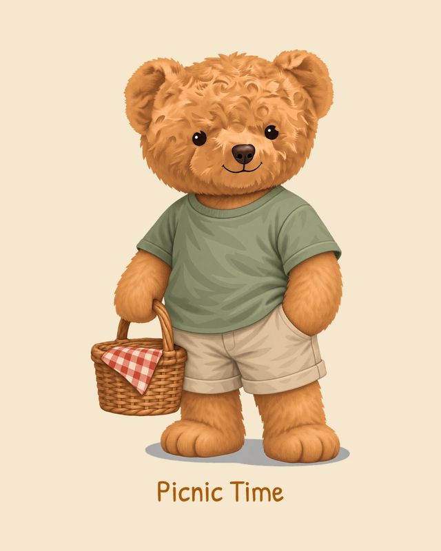 Picnic Bear — T-shirt