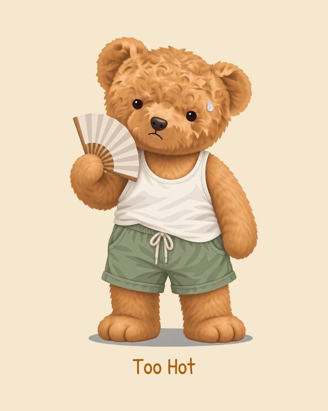 Too Hot Bear — T-shirt
