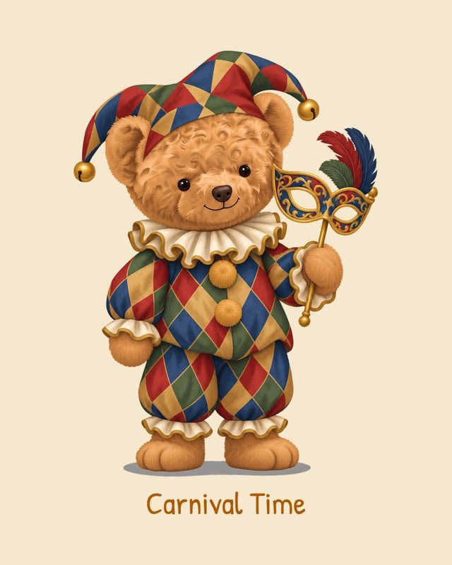 Carnival Bear — T-shirt