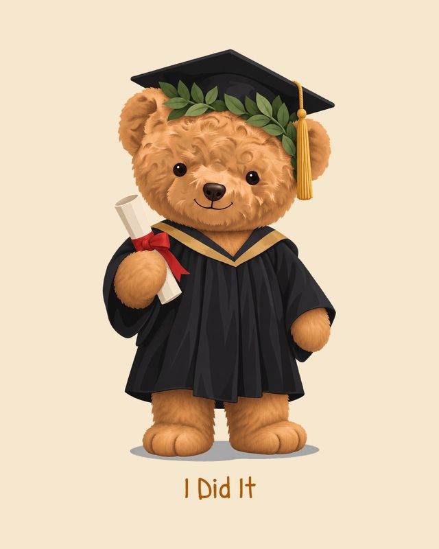 Graduate Bear — T-shirt