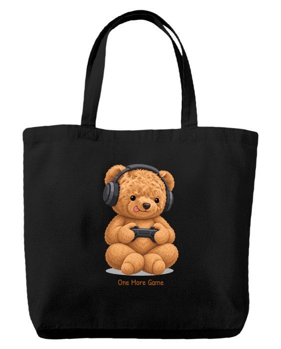 Gamer Bear — Tote bag