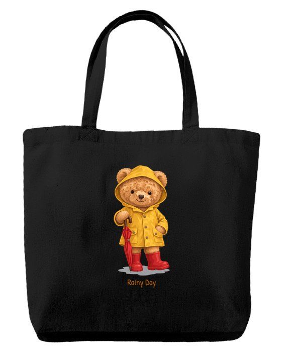Orso Giornata di Pioggia — Shopper