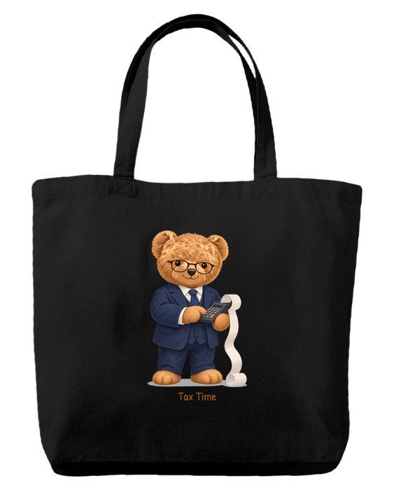 Accountant Bear — Tote bag