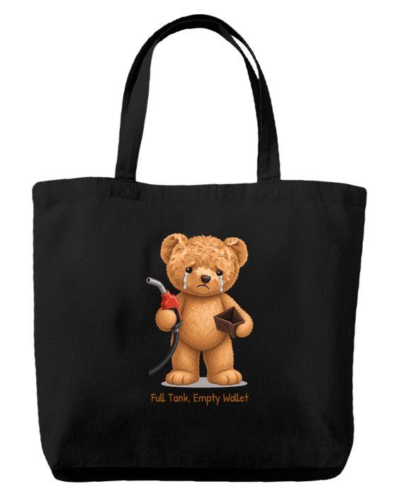 Full Tank Bear — Tote bag