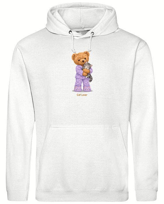 Cat Lover Bear — Hoodie