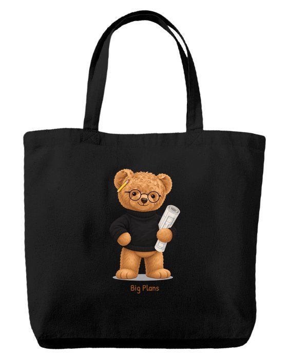 Architect Bear — Tote bag