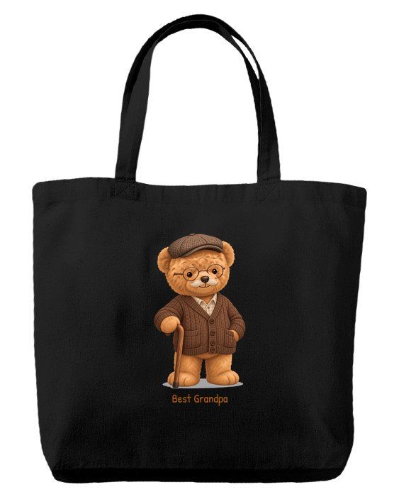 Grandpa Bear — Tote bag