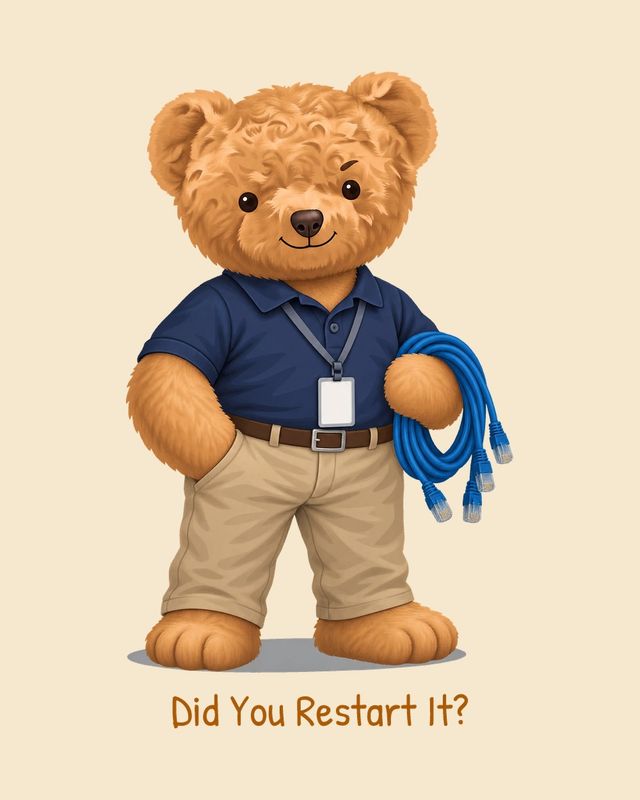 Orso Sistemista — T-shirt