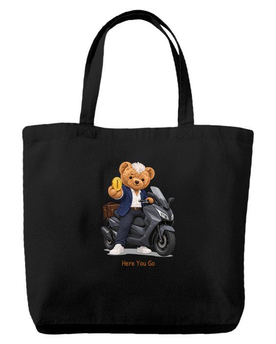 Orso Avvocato in Scooter — Shopper