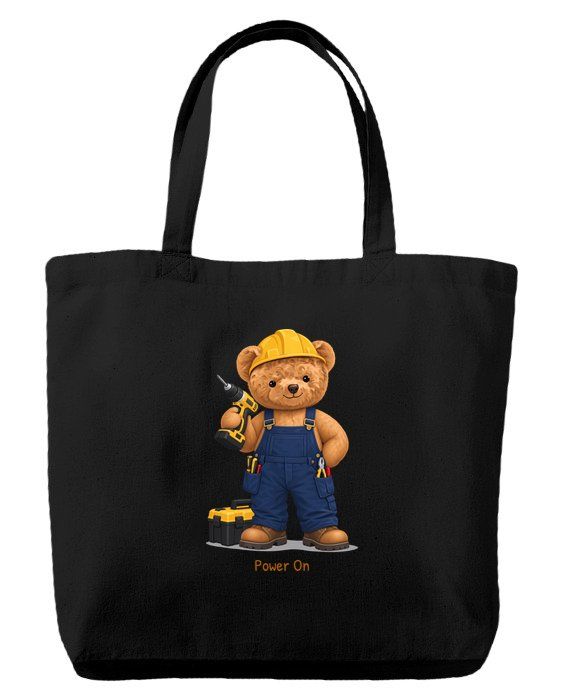 Electrician Bear — Tote bag