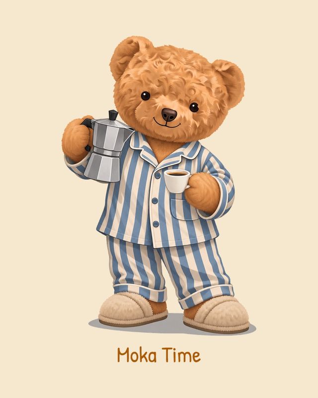 Moka Bear — T-shirt