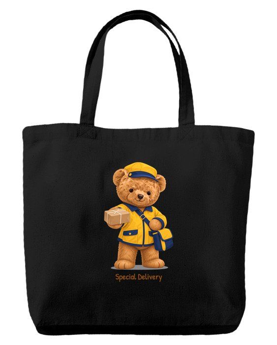 Postman Bear — Tote bag