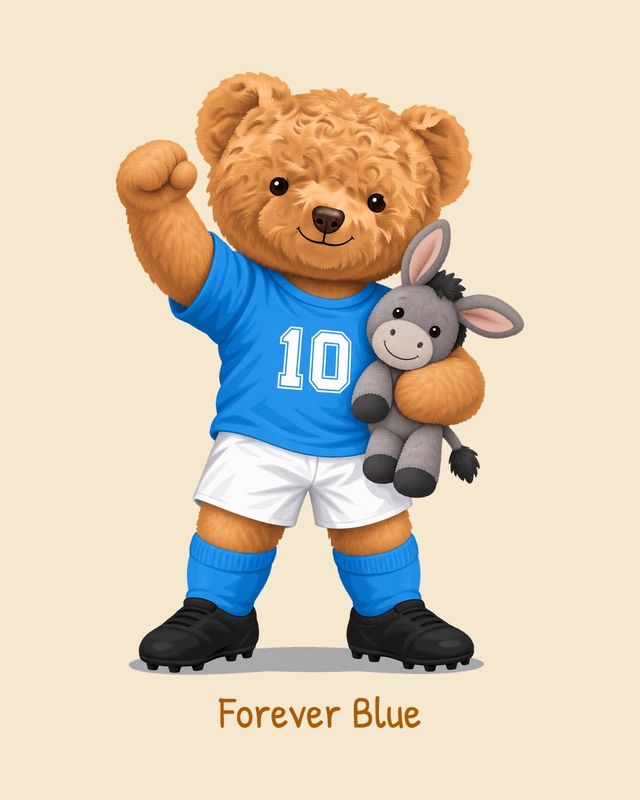 Sky Blue Bear — T-shirt