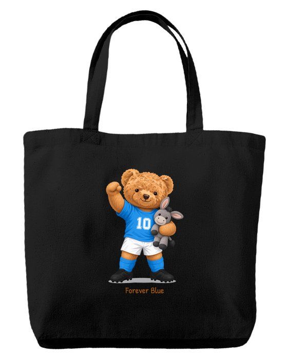 Sky Blue Bear — Tote bag