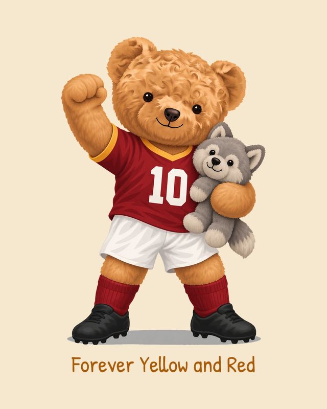 Yellow and Red Bear — T-shirt