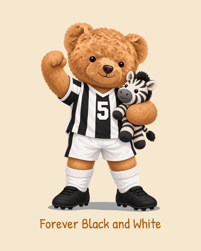 Black and White Bear — T-shirt
