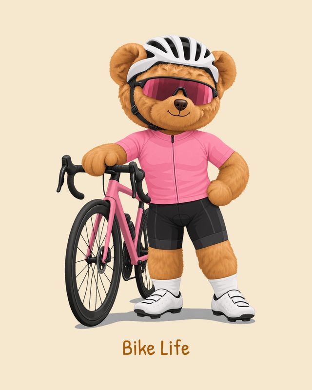 Orso Ciclista — T-shirt