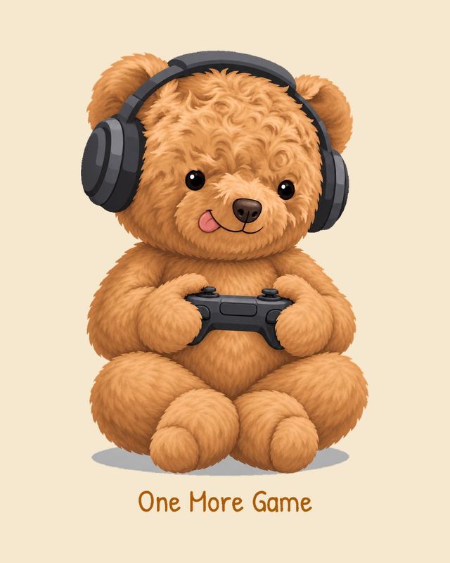 Orso Gamer — T-shirt
