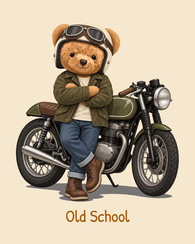 Orso Cafe Racer — T-shirt