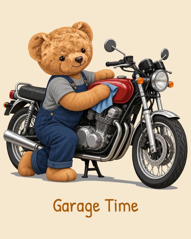 Orso in Garage — T-shirt