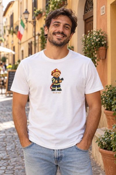 Orso Pompiere indossato