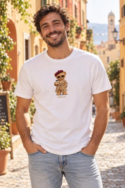 Orso Prima il Caffè indossato
