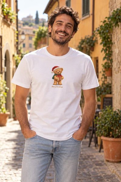 Orso Natalizio indossato